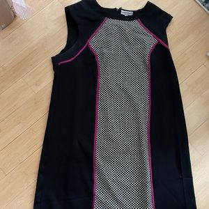 Shelby Palmer colorblock sheath dress